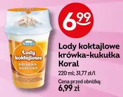 Żabka Lody koktajlowe krówka-kukułka Koral oferta
