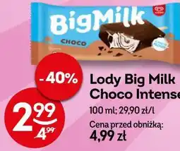 Żabka Lody Big Milk Choco Intense oferta