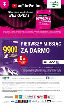 Żabka Starter T-Mobile YouTube Premium oferta