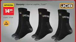 Biedronka Skarpety robocze męskie, 3-pak JCB oferta