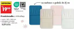 Biedronka Prześcieradło z mikrofazy oferta