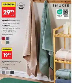 Biedronka Ręcznik bawełniany Smukee oferta