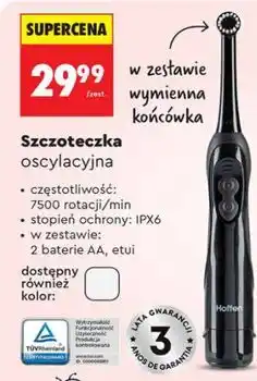 Biedronka Szczoteczka oscylacyjna oferta