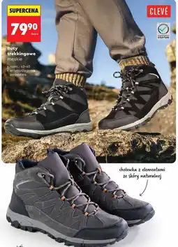 Biedronka Buty trekkingowe męskie Clevé oferta