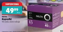 Biedronka Delta Kapsułki 40 sztuk, różne rodzaje oferta