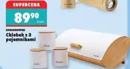 Biedronka KONIGHOFFER Chlebak z 3 pojemnikami oferta