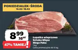 Netto Łopatka wieprzowa Sztuka Mięsa oferta