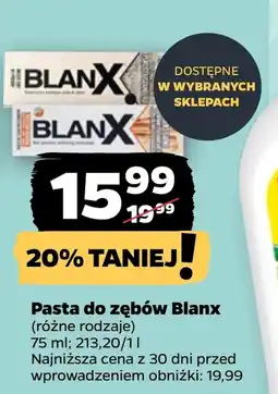Netto Pasta do zębów Blanx oferta