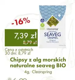 Organic Farma Zdrowia Chipsy z alg morskich Cleaspring oferta