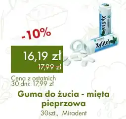 Organic Farma Zdrowia Miradent Guma do żucia mięta oferta