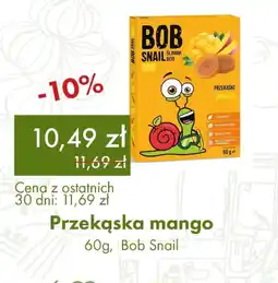 Organic Farma Zdrowia Bob Snail Przekąska mango oferta