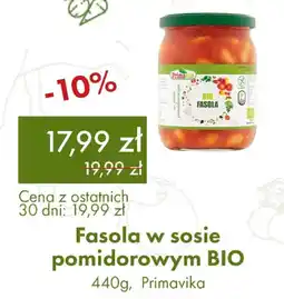 Organic Farma Zdrowia Primavika Fasola w sosie pomidorowym oferta