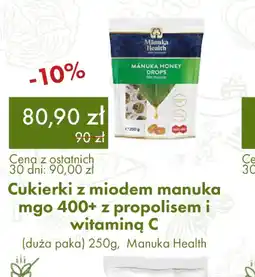Organic Farma Zdrowia Manuka Health Cukierki z miodem manuka oferta