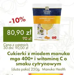 Organic Farma Zdrowia Manuka Health Cukierki z miodem oferta