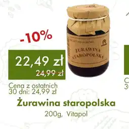 Organic Farma Zdrowia Vitapol Zurawina staropolska oferta