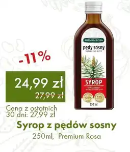 Organic Farma Zdrowia Premium Rosa Syrop z pędów sosny oferta