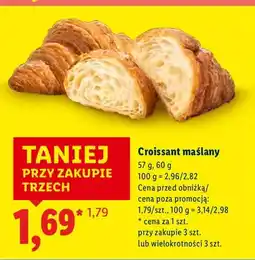 Lidl Croissant maślany oferta
