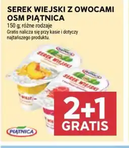 Stokrotka Piątnica Serek wiejski z owocami oferta