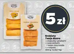 Netto Krokiety z kapustą i grzybami, z mięsem, z serem mozzarella Twoje Bistro oferta