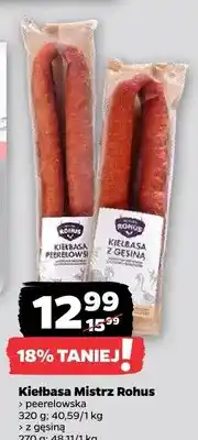 Netto Kiełbasa Mistrz Rohus (peperoniówka z gęsiną) oferta