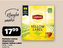 Netto Herbata czarna ekspresowa Lipton Yellow Label oferta