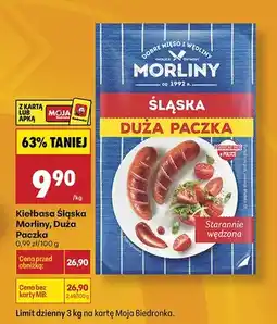 Biedronka Kiełbasa Śląska duża paczka oferta