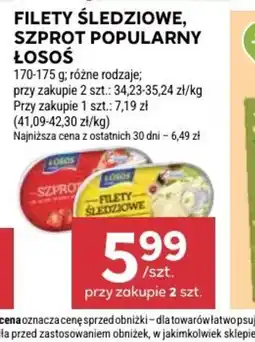 Stokrotka Losoś filety śledziowe / szprot oferta