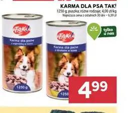 Stokrotka Karma dla psa TAK! oferta