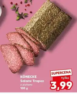 Kaufland Salami wieprzowe kiełbasa dojrzewająca, surowa, wędzona, suszona oferta