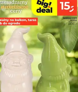 Dealz Ceramiczny krasnal ogrodowy oferta