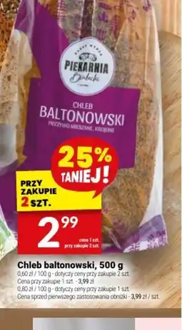 Twój Market Piekarnia Dziubek Chleb baltonowski oferta
