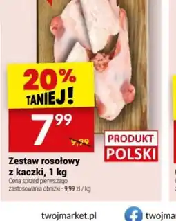 Twój Market Zestaw rosołowy z kaczki oferta