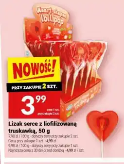 Twój Market Lizak serce truskawka oferta