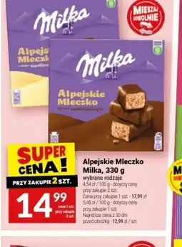Twój Market Milka Alpejskie Mleczko oferta