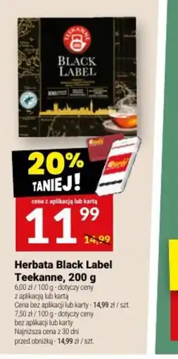 Twój Market Teekanne Herbata Black Label oferta