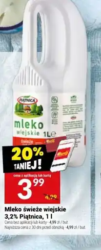 Twój Market Piątnica Mleko wiejskie oferta