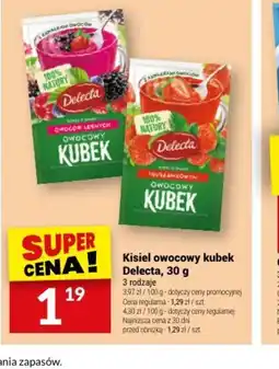 Twój Market Kisiel owocowy kubek Delecta oferta