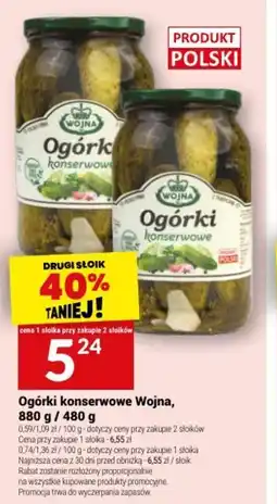 Twój Market Ogórki konserwowe Wojna oferta