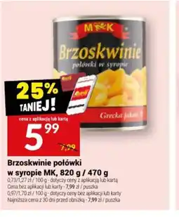 Twój Market MK Brzoskwinie połówki oferta