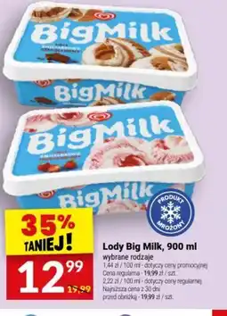 Twój Market Lody Big Milk oferta