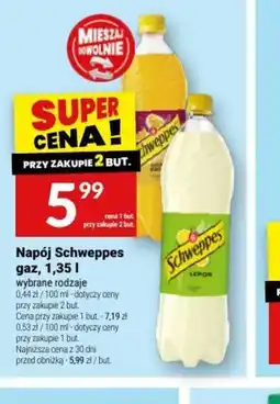 Twój Market Napój Schweppes gaz oferta