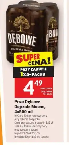 Twój Market Piwo Dębowe Dojrzałe Mocne oferta