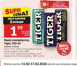 Twój Market Napój energetyczny Tiger oferta