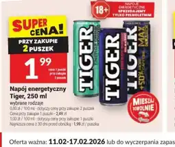 Twój Market Tiger napój energetyczny oferta