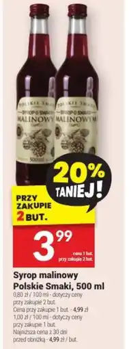 Twój Market Polskie Smaki syrop malinowy oferta