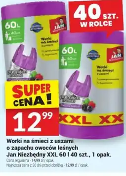 Twój Market JAN Niezbędny Worki na śmieci z uszami oferta