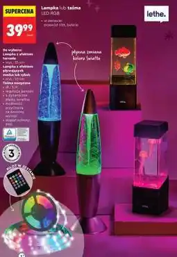 Biedronka Lampka lub taśma LED RGB oferta