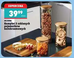 Biedronka Komplet 3 szklanych pojemników borokrzemowych oferta