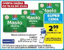 Carrefour Express Masło ekstra z Łukowa LUMIKO oferta