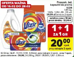 Carrefour Express Proszek, żel, kapsułki do prania VIZIR oferta